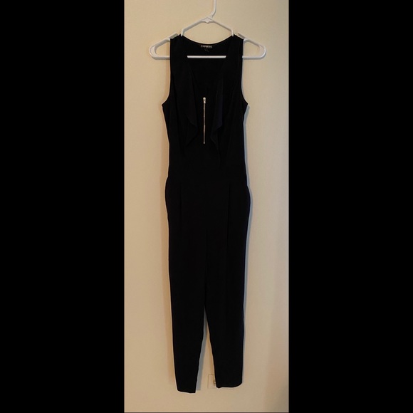 Express Pants - Black jumpsuit fun sexy going out